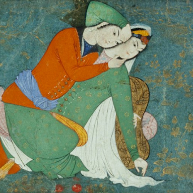 Painting of two lovers