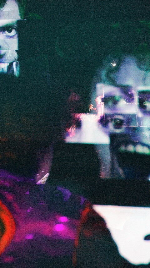 Composite of images provided by Zoukak of their performance of the Rave Empire in France.