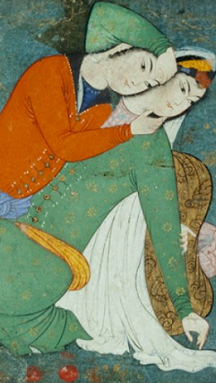 Painting of two lovers