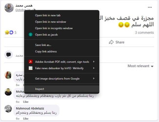 A screenshot of a Facebook post.