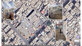 Screenshot from satellite images of school on Google Maps