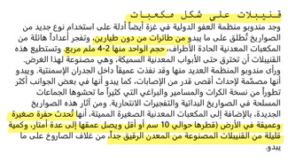 Screenshot from an Amnesty international report documenting the use of a specific kind of ammunition by Israeli unmanned aerial vehicles in the war on Gaza.