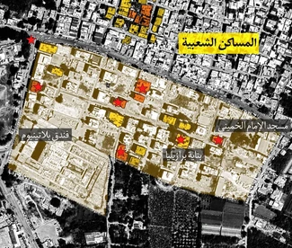 خريطة حي المساكن الشعبية