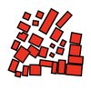 Red buildings